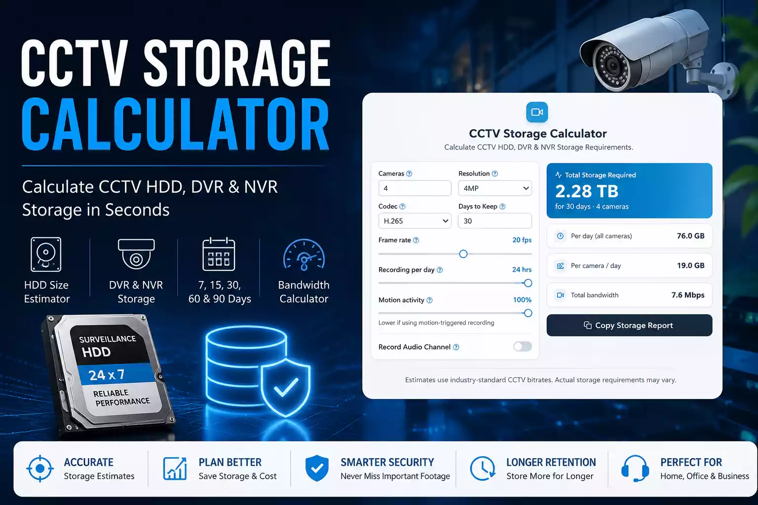 cctv storage calculator