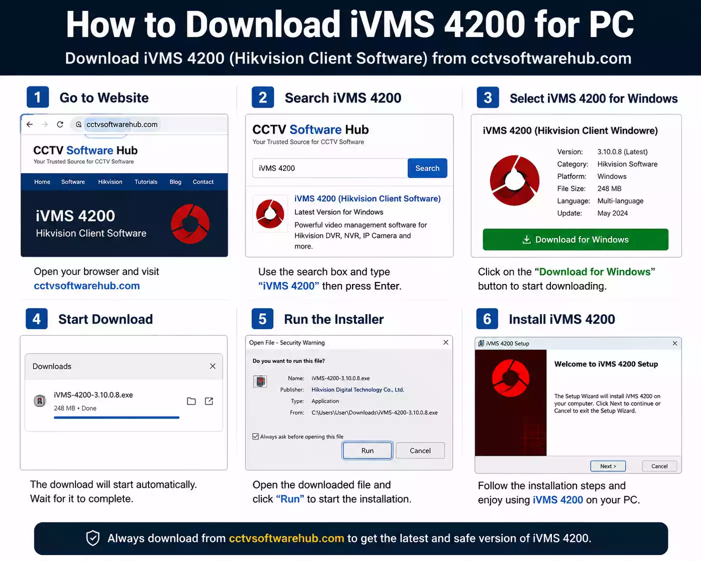 how to download iVMS 4200 for PC
