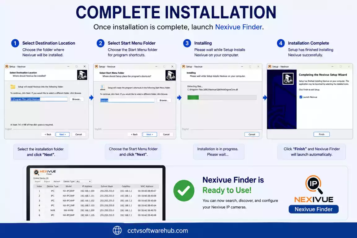 Nexivue Finder Download for windows 11/10
